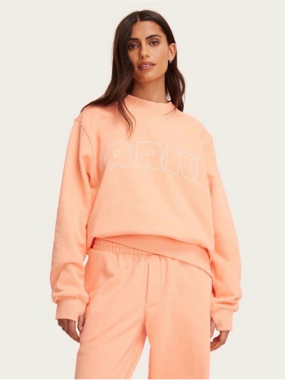 PARKE x Target Peach Crewneck Pullover Sweatshirt